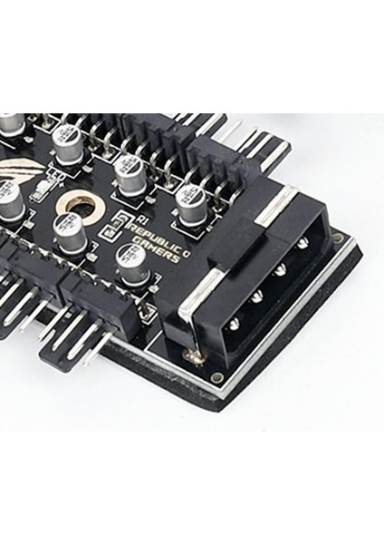 1 Ila 10 Pin 4 Pin Soğutucu Fan Hub Splitter Uzatma Soketi 4d Arayüzü (Yurt Dışından)