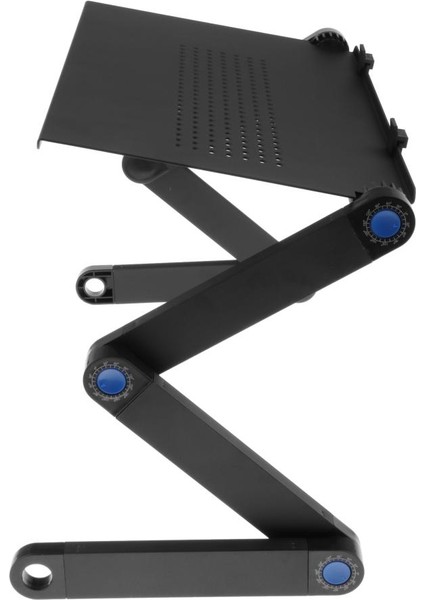 Taşınabilir Katlanır Laptop Ofis Masası Standı Tutucu Yatak Tepsi Soğutma Soğutma Delikli Siyah Standı (Yurt Dışından)