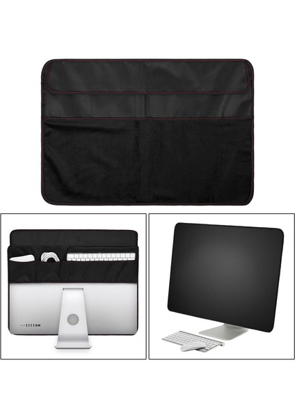 Pc Toz Geçirmez Kapak Pu Deri Monitör Toz Kapağı Imac Ekran Için 21 Inç (Yurt Dışından) indirimleri