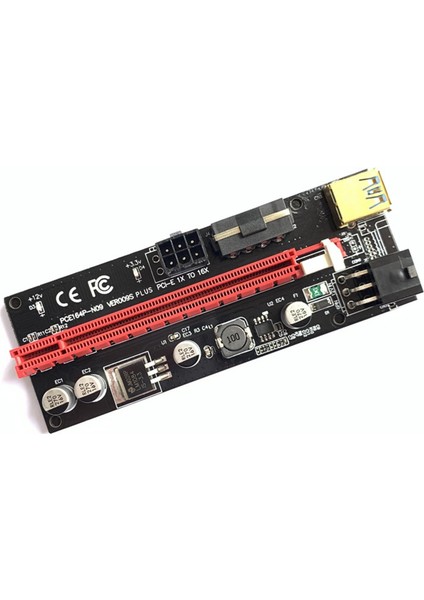 Pcıe Rıser Adaptörü Genişletici Madencilik 1X-16X Sürücüsiz Hızlı Veri Iletimi Siyah Kordon (Yurt Dışından) fırsatları