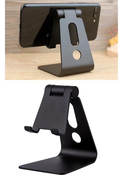 Alüminyum Alaşım Katlanır Telefon Smartphones Siyah Için Cep Telefonu Tutucu Standı (Yurt Dışından) fiyatları
