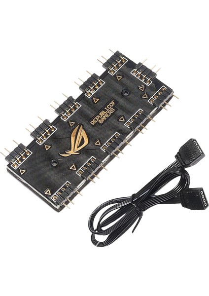 Bilgisayar Fan Rgb Hub Bilgisayar Rgb Hub Rgb Pc Bilgisayar Için Rgb LED Splitter Hub 5 V (Yurt Dışından)