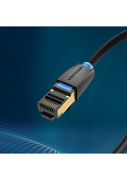 Ethernet Kablosu 40GBPS 2000 Mhz Yönlendirici Oyun Modem 3m Için Düz Ağ Kabloları (Yurt Dışından)