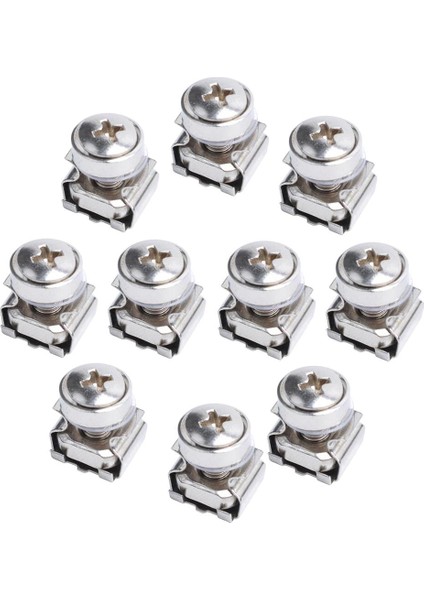10 x M5X16MM Kafes Somun Cıvataları ve Yıkayıcılar - Raf Dağı Ekipmanları Için (Yurt Dışından)