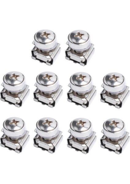 10 x M5X16MM Kafes Somun Cıvataları ve Yıkayıcılar - Raf Dağı Ekipmanları Için (Yurt Dışından)