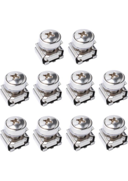 10 x M5X16MM Kafes Somun Cıvataları ve Yıkayıcılar - Raf Dağı Ekipmanları Için (Yurt Dışından)