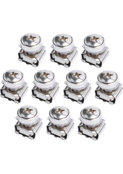 10 x M5X16MM Kafes Somun Cıvataları ve Yıkayıcılar - Raf Dağı Ekipmanları Için (Yurt Dışından)