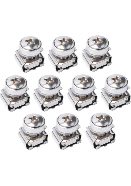 10 x M5X16MM Kafes Somun Cıvataları ve Yıkayıcılar - Raf Dağı Ekipmanları Için (Yurt Dışından)