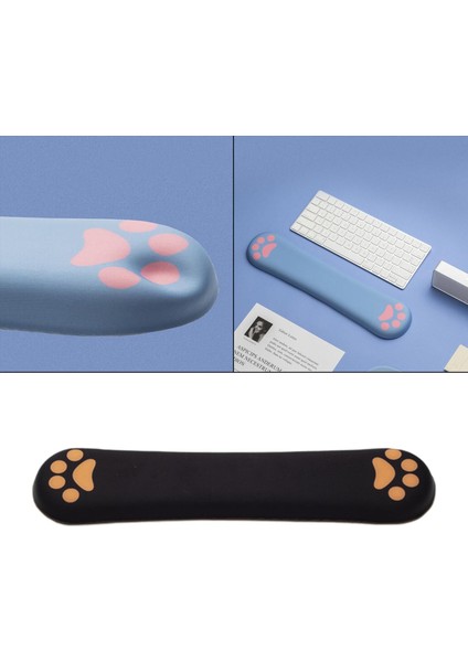 Sevimli Ergonomik Klavye Bilek Dinlenme Pad Ergonomik Ofis Laptop Için 15 Inç Siyah (Yurt Dışından) fırsatları