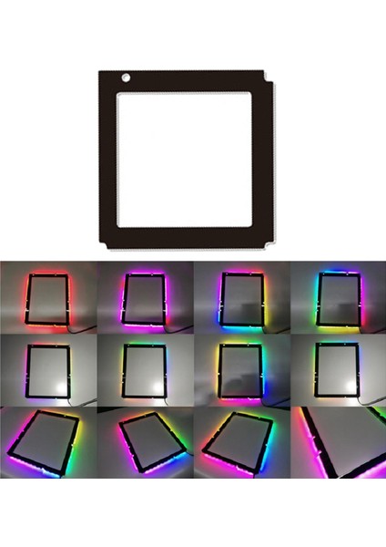 163X167MM Rgb Arka Plakası Atx Anakart Aydınlatma Yedek Parça Için 3 Pin (Yurt Dışından) fırsatları