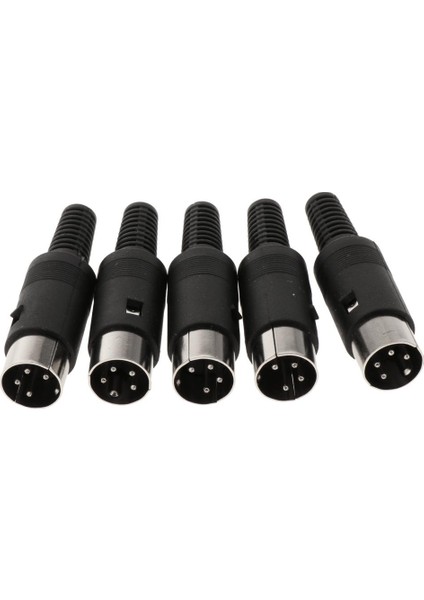 5 Stk. 4 Pol Dın Kablo Konnektörü Yuvarlak Konnektör Ses Konnektörü Mıdı Plug 4 Pin (Yurt Dışından)