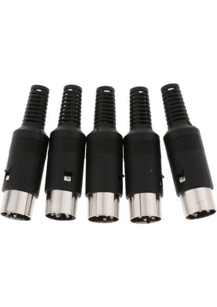 5 Stk. 4 Pol Dın Kablo Konnektörü Yuvarlak Konnektör Ses Konnektörü Mıdı Plug 4 Pin (Yurt Dışından)