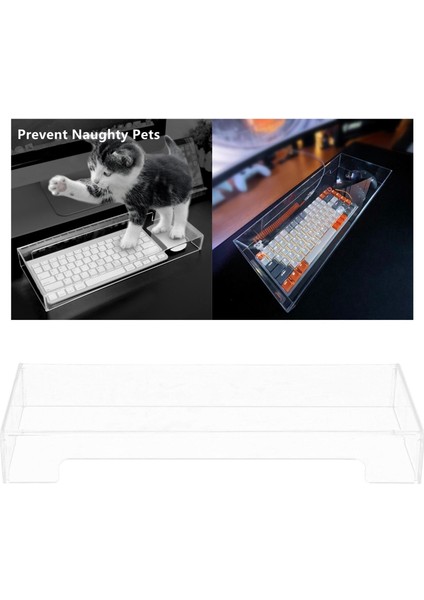 Mekanik Klavyeler Toz Kapağı Berrak Su Geçirmez Koruma Ofis Ev Için 375X150X48MM (Yurt Dışından)