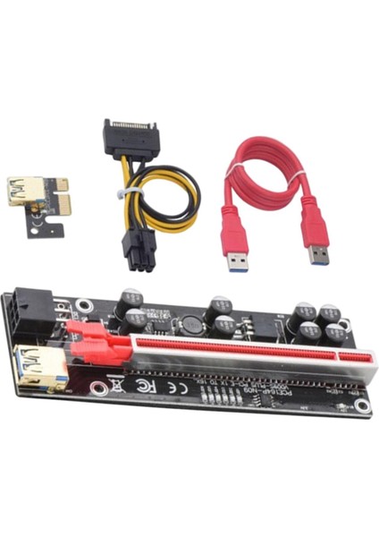 Grafik Kartı Kırmızı Kart Yuvası Kararlı Ver 010S Plus Gpu Madencilik Için Powered Tek Arayüz (Yurt Dışından)