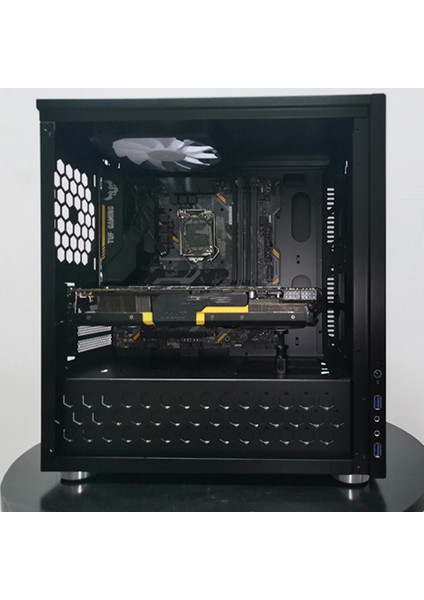 Vc-20 Mini Grafik Kartı Gpu Brace Destek Manyetik Matx Itx Masaüstü Siyah Için (Yurt Dışından)