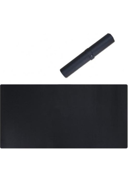 Büyük Mousepad Laptop Ped Kaymaz Kauçuk Fare Mat Bilgisayar Için 120X60 cm Siyah (Yurt Dışından)
