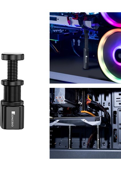 Teleskopik Grafik Kartı Standı Gpu Desteği Bilgisayar Vc-20 Mini Için Ayarlanabilir Alüminyum (Yurt Dışından)