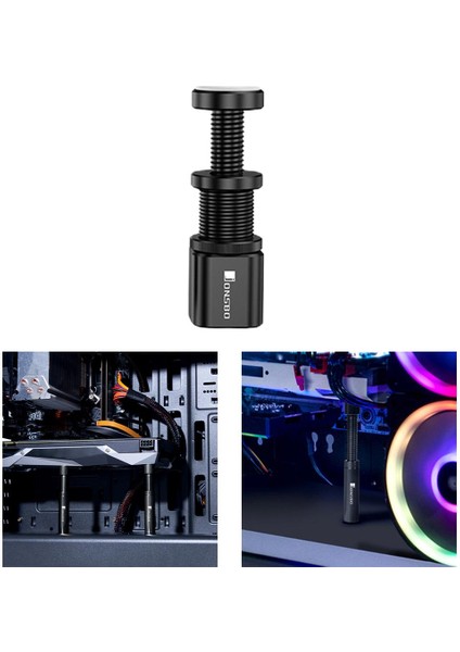 Teleskopik Grafik Kartı Standı Gpu Desteği Bilgisayar Vc-20 Mini Için Ayarlanabilir Alüminyum (Yurt Dışından)