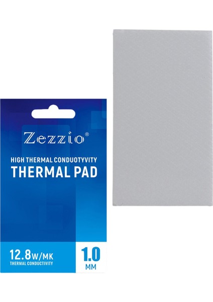 Isı Dağılımı Silikon Termal Pad Cpu / Gpu Termal Pad 12.8 W / Mk 1.0mm (Yurt Dışından)