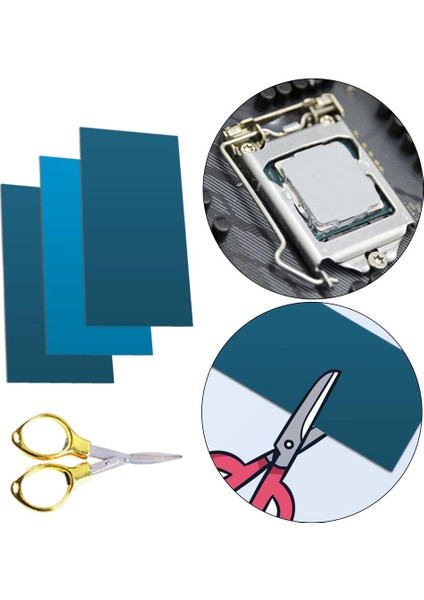 Termal Ped 0.3mm / 0.5mm / 1.0mm Dizüstü Cpu Gpu SSD Soğutucu Soğutma Için (Yurt Dışından) modelleri
