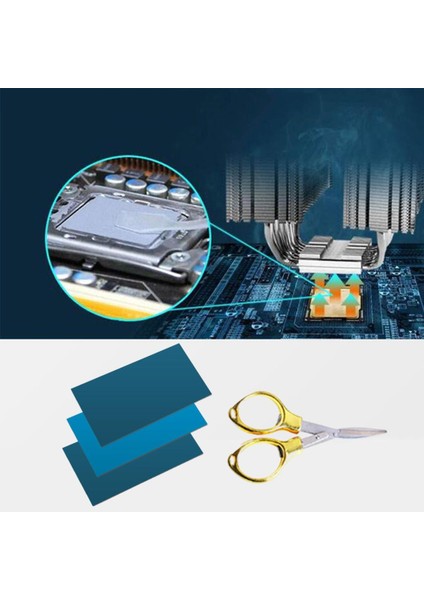 Termal Ped 0.3mm / 0.5mm / 1.0mm Dizüstü Cpu Gpu SSD Soğutucu Soğutma Için (Yurt Dışından) fırsatları