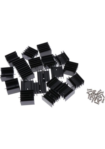 20X Transistör Mosfet Isı Lavabo Mini Alüminyum 7805 Soğutma Fin 24X16X25MM (Yurt Dışından) fiyatları