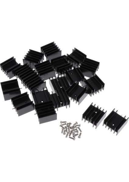 20X Transistör Mosfet Isı Lavabo Mini Alüminyum 7805 Soğutma Fin 24X16X25MM (Yurt Dışından) modelleri