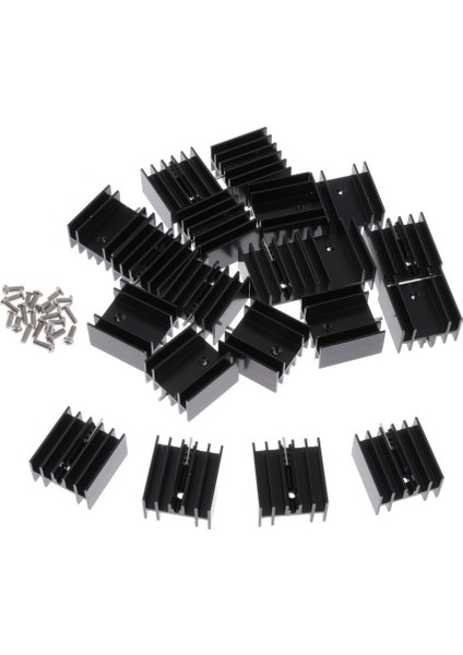 20X Transistör Mosfet Isı Lavabo Mini Alüminyum 7805 Soğutma Fin 24X16X25MM (Yurt Dışından) fırsatları