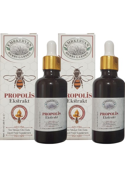 Herbs Garden Sıvı Propolis Ekstrakt 50 ml 2 Adet