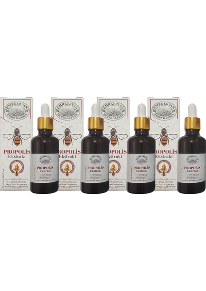 Herbs Garden Sıvı Propolis Ekstrakt 50 ml 4 Adet