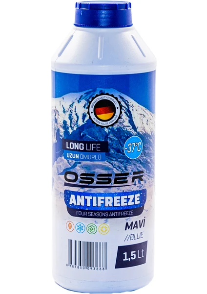 OSSER Antifriz 1,5 LT Mavi -37 Derece