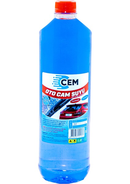 CEM CAR CARE Cam Suyu 1 LT Antifriz İçerikli -20