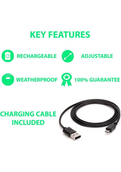 Süper Parlak Usb Şarj Edilebilir Led Köpek Güvenliği Yaka - Büyük Görünürlük Ve Geliştirilmiş Güvenlik - 4 Renk, 3 Boyut (Yeşil, Büyük) (Yurt Dışından) fırsatları