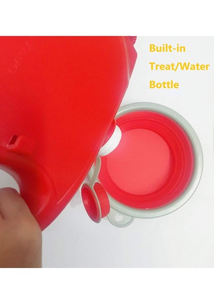 Geri Çekilebilir Köpek Tasma Naylon Katlanabilir Seyahat Kase Taşınabilir Yavru Su Şişesi Açık Yürüren Koşu Çekiş Halat Pet Malzemeleri | Tasmalar (Kırmızı) (Yurt Dışından) modelleri
