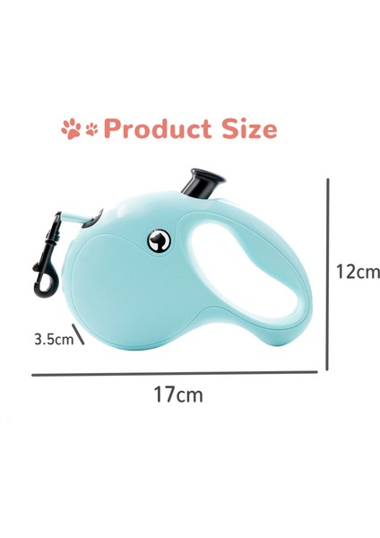 Geri Çekilebilir Pet Köpek Otomatik Rulet Tasma 5 M Yansıtıcı Çekirdek Halat Yürüyüş Leash Küçük Büyük Köpekler Için Kurşun Kemer | Tasmalar (Mavi) (Yurt Dışından) fiyatları