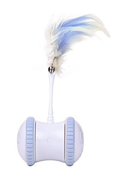 Akıllı Interaktif Pet Köpek Kedi Oyuncak Led Işık Usb Şarj Glow Tumbler Pet 360 Derece Kendinden Dönen Top Oyuncak Pet Kedi Malzemeleri Için | Kedi Oyuncakları (Mavi) (Yurt Dışından)