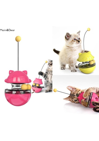 Eğlenceli Tumbler Evcil Hayvanlar Yavaş Gıda Eğlence Oyuncaklar Kedi Dikkat Çekin Ayarlanabilir Aperatif Ağız Oyuncaklar Pet Pratik | Kedi Oyuncakları (Pembe) (Yurt Dışından) fiyatları