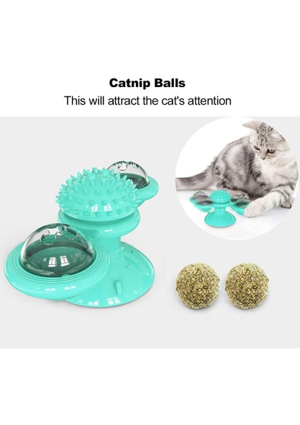 Interaktif Pet Köpek Kedi Oyuncak Yel Değirmeni Whirling Pikap Dalga Tickle Bulmaca Oyuncak Kediler Köpekler Için Eğitim Eğlence Sıcak Satış | Kedi Oyuncakları (Mavi) (Yurt Dışından) fırsatları