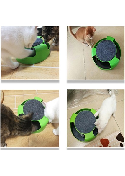 Kedi Oyuncak Kedi Mantar Manzara Kedi Manzaraları Kedi Catches Catches Catches Fare Malzemeleri | Kedi Oyuncakları (Yeşil) (Yurt Dışından) fırsatları