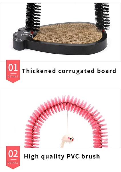 Kedi Scratcher Mat Board Scrathing Post Mat Oyuncak Catnip Kulesi Tırmanma Pad Için Çizik Pad Pençeleri Bakım Pet Oyuncaklar Pet Ürünleri | Kedi Oyuncakları (Siyah) (Yurt Dışından) fırsatları