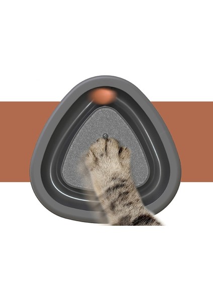 Elektronik Kedi Oyuncak Interaktif Elektrik Turntable Topu Için Kedi Otomatik Pet Kedi Charmer Oyuncak Kedi Komik Oyuncak | Kedi Oyuncakları (Gri) (Yurt Dışından) fiyatları