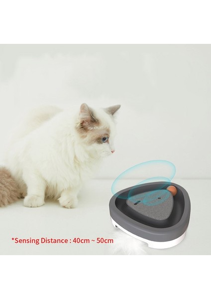 Elektronik Kedi Oyuncak Interaktif Elektrik Turntable Topu Için Kedi Otomatik Pet Kedi Charmer Oyuncak Kedi Komik Oyuncak | Kedi Oyuncakları (Gri) (Yurt Dışından) fırsatları