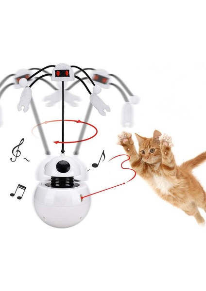 3İn1 Kedi Elektrikli Oyuncaklar Interaktif Teaser Dönen Tumbler Pet Yavru Kedi Işlevli Oyun Oyuncak Kediler Için Oyun Oyuncak | Kedi Oyuncakları (Yurt Dışından)