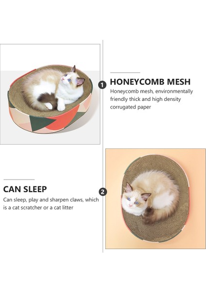 Kedi Scratcher Karton Oluklu Scratch Pad Yavru Kazı Çizik Lounge Yatağı | Mobilya Ve Çizikler (Yurt Dışından) modelleri