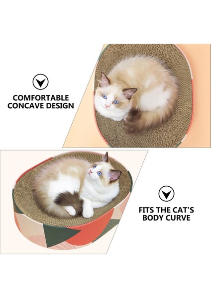 Kedi Scratcher Karton Oluklu Scratch Pad Yavru Kazı Çizik Lounge Yatağı | Mobilya Ve Çizikler (Yurt Dışından) fırsatları