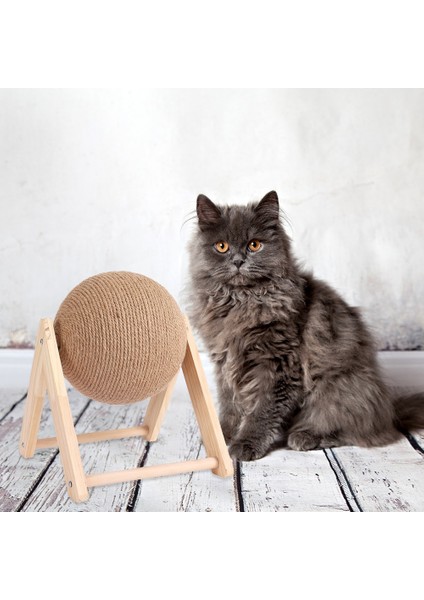 Ahşap Kedi Scratchers Top Oyuncaklar Sisal Board Scratcher Kedi Taşlama Paws Pençeleri Bakım Oyuncak Sandalye Kanepe Koruma Ürün | Mobilya Ve Çizikler (Yurt Dışından)