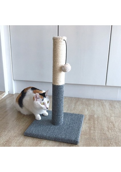 Pet Direği Saç Topu Küçük Pet Oyuncak Kedi Tırmalamak Için Taşlama Pençe Sisal Pençe Kurulu Kedi Scratcher Pet Direk Tarzı Saç Topu Oyuncak | Mobilya Ve Çizikler (Yurt Dışından)