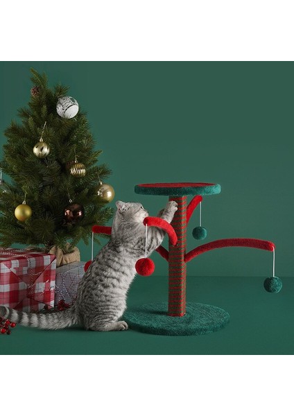 Bırak Top Sisal Çizik Dayanımlı Kedi Tırmanma Çerçeve Atlama Platformu Küçük Kedi Çerçeve Kedi Malzemeleri (Yurt Dışından) modelleri