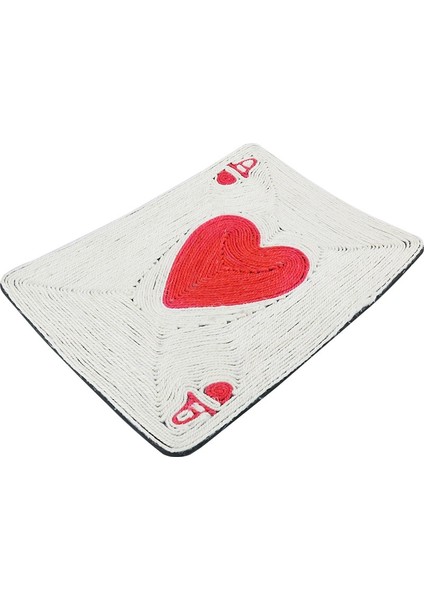 Yeni Poker Şeklindeki Sisal Kedi Çizik Pedi (Yurt Dışından)