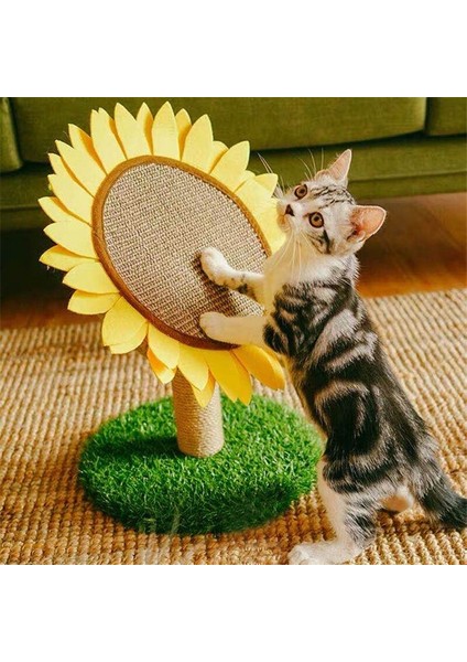 Güzel Ayçiçeği Kedi Scratch Board Oyuncak Sisal Kediler Tırmalama Post Oyuncaklar Koruyan Öğütme Pençeleri Kedi Scratcher Oyuncak Mat | Mobilya Ve Çizikler (Yurt Dışından) fiyatları